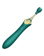 ZALO - Clitoris Pinpoint Vibrator Bess met extra opzetstukken - smaragd groen