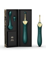 ZALO - Clitoris Pinpoint Vibrator Bess met extra opzetstukken - smaragd groen