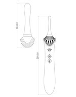 ZALO - Clitoris Pinpoint Vibrator Bess met extra opzetstukken - zwart