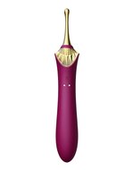 ZALO - Clitoris Pinpoint Vibrator Bess met extra opzetstukken - robijn rood