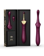 ZALO - Clitoris Pinpoint Vibrator Bess met extra opzetstukken - robijn rood