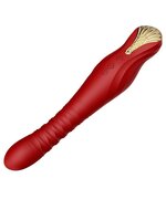 ZALO - King Stotende Vibrator met powerthrust technologie - rood
