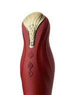 ZALO - King Stotende Vibrator met powerthrust technologie - rood