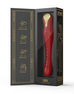 ZALO - King Stotende Vibrator met powerthrust technologie - rood