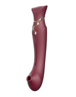 ZALO - Queen PulseWave vibrator - wijnrood