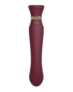 ZALO - Queen PulseWave vibrator - wijnrood