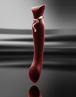 ZALO - Queen PulseWave vibrator - wijnrood
