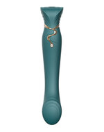 ZALO - Queen PulseWave vibrator - smaragd groen
