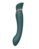 ZALO - Queen PulseWave vibrator - smaragd groen