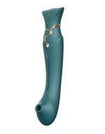 ZALO - Queen PulseWave vibrator - smaragd groen