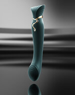ZALO - Queen PulseWave vibrator - smaragd groen