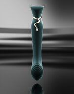 ZALO - Queen PulseWave vibrator - smaragd groen
