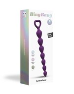 Love to Love - Bing Bang - Anaal Ketting Met Hartvormig Handvat - Paars - Maat S