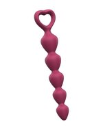 Love to Love - Bing Bang - Anaal Ketting Met Hartvormig Handvat - Roze - Maat M