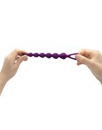 Love to Love - Bing Bang - Anaal Ketting Met Hartvormig Handvat - Paars - Maat S