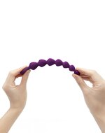 Love to Love - Bing Bang - Anaal Ketting Met Hartvormig Handvat - Paars - Maat S