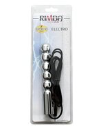 Rimba Electro Sex - Geribbelde dildo - Bullet 160 mm bi-polair