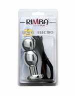 Rimba Electro Sex - Buttplug voor Electro Stimulatie - Bipolaire dildo - Diameter 35 mm - Lengte 10 cm