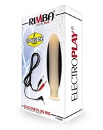 Rimba Electro Sex - Siliconen Dildo Plug Groot bi-polair 155 mm
