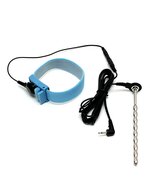 Rimba Electro Sex - Geribbelde Dilator En Elastische Penis Strap