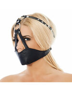 Rimba - Muzzle - Muilkorf - Gag Van Leer - Zwart