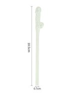 Lovetoy - Herbruikbare Piemel Drinkrietjes - Glow In The dark