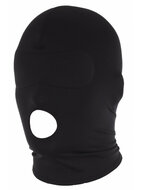 Rimba - Hood - Hoofdmasker Uit Elastische Stof Met Open Mond - Zwart