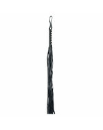 Rimba - Zweep Met Zwarte strengen Leer 72 cm