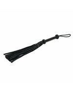 Rimba - Gevlochten Zweep - Flogger - Zwart