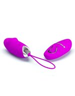 Pretty Love - Julia - Vibrerend Eitje met Extra Stimulerende Ribbel - Dieproze