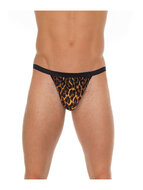 Amorable - String -String Voor Heren Met Luipaardprint - One Size - Slip