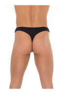Amorable - Erotische String - Zwarte Heren String Met Visnet Aan Voorzijde - Mannen Slip - Tanga Voor Mannen - One Size