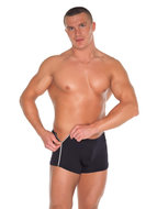 Amorable - Short voor heren met twee ritsjes - zwart