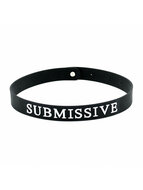 Rimba - Halsband - Collar Met Tekst - Submissive - Verstelbaar - Siliconen