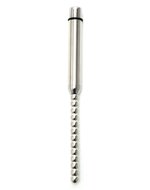 Rimba - Vibrerende geribbelde Dilator/sound/plasbuis plug RVS