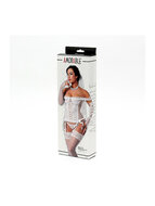 Amorable - Bruidscorset set 7-delig inclusief kousen, string en sluier