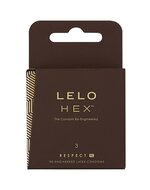 LELO HEX XL Respect Extra Grote Condooms - 3 stuks