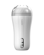 Svakom - Masturbator ROBIN met LED display en booster stand - wit