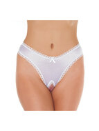 Amorable - Sexy Slipje Met Open Kruis - Wit