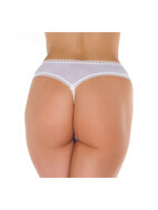 Amorable - Sexy Slipje Met Open Kruis - Wit
