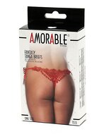 Amorable - Tanga Slip Van Rood Fantasie kant