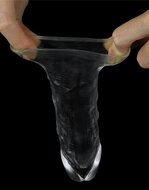 Lovetoy - Flawless - Transparante Penis Sleeve - 15.5 cm