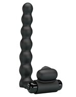 Pretty Love - Penis Vibrerende Cockring Met Buttplug Hercules - Zwart