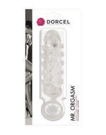 Dorcel - Mr. Orgasm Elastische Penis Sleeve Met Noppen - Transparant