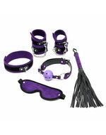 Rimba - Soft Bondage Beginners Set - 6-delig - Zwart/Paars