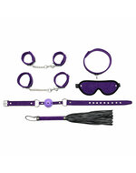Rimba - Soft Bondage Beginners Set - 6-delig - Zwart/Paars