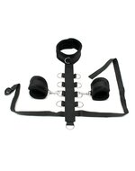 Rimba - Bondage collar Met Boeien - Zwart
