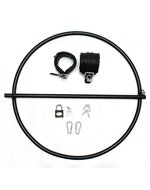 Rimba - Bondage Ring - Restraint Ring Met Leren Boeien En Hangslot