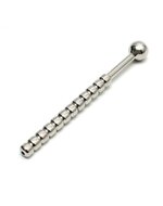 Rimba - Geribbelde Holle Urethral - Plasbuig Plug diameter  10 mm
