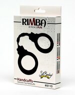Rimba - Politie handboeien Van Siliconen - Zwart
